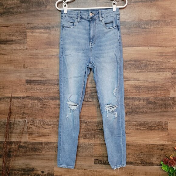 American Eagle Jeans 6 R Jeggings Next Level Stretch Curvy Highest Rise - Picture 1 of 11